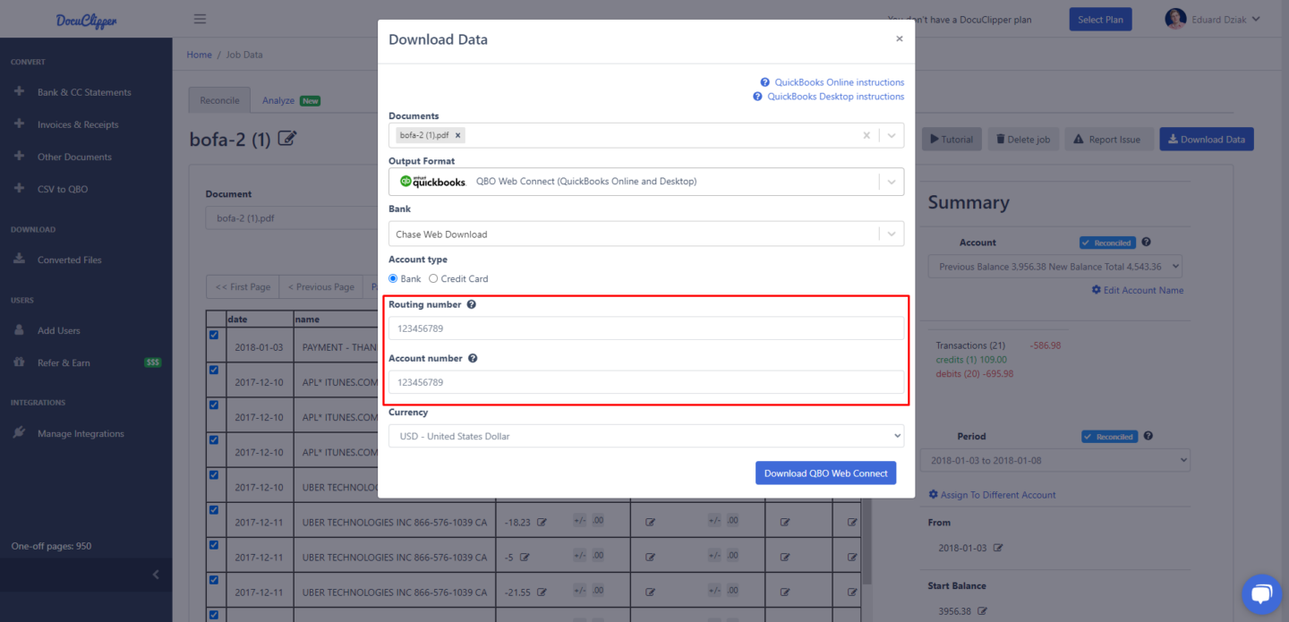 Account Not Displayed QuickBooks import