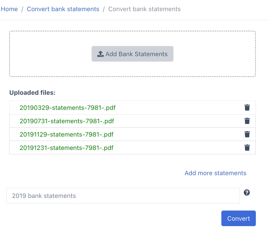 Batch processing DocuClipper Features