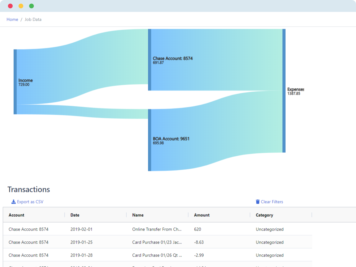 DocuClipper Flow of Funds