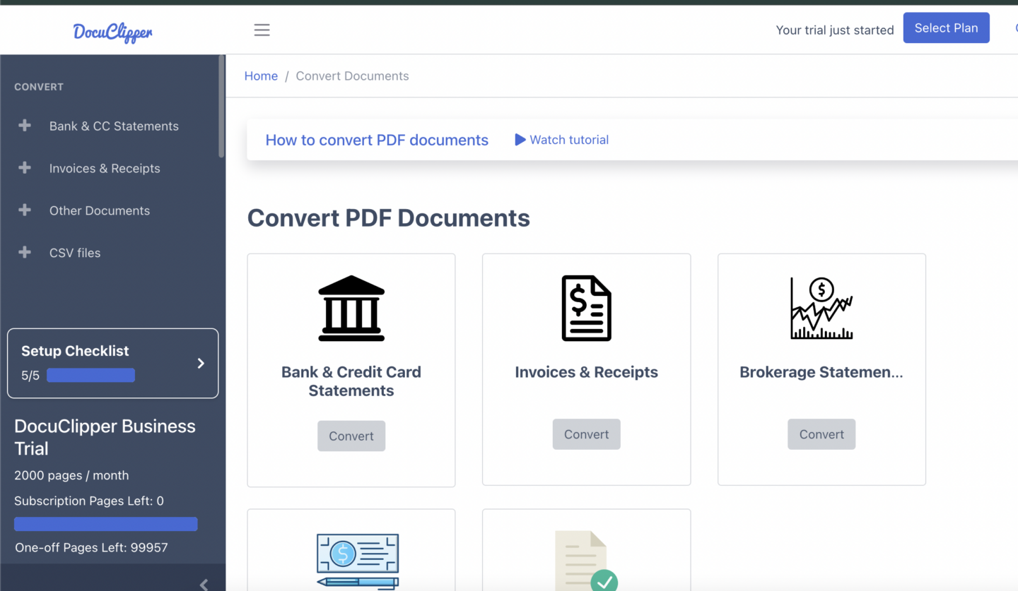 DocuClipper Interface rossum alternatives