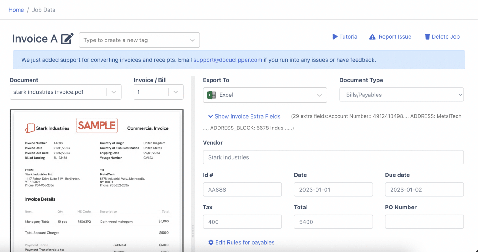 DocuClipper: Financial Document Processing for Businesses