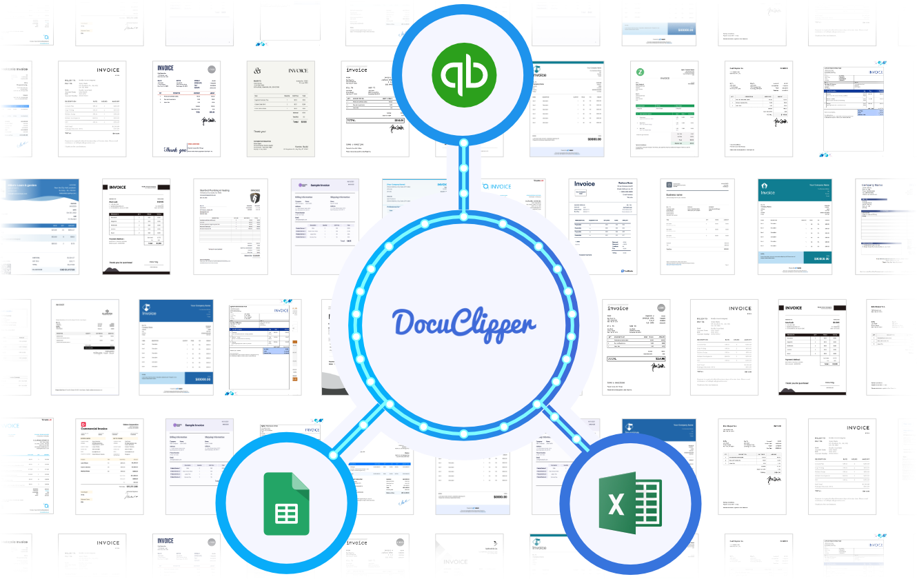 DocuClipper scan invoices into quickbooks integration