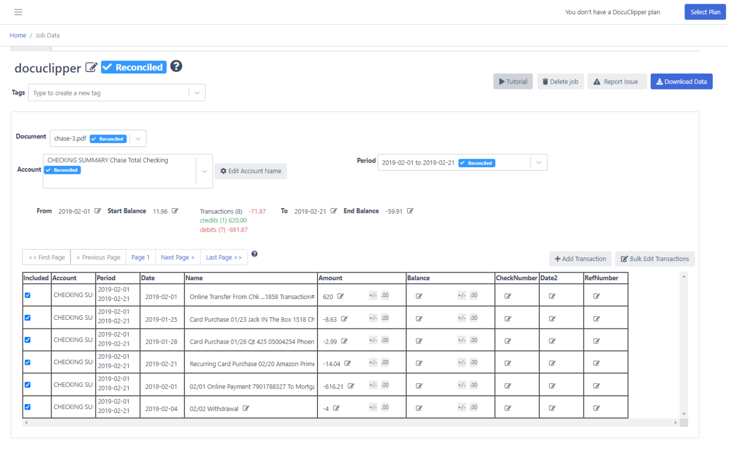 Docuclipper OCR Data Capture Software