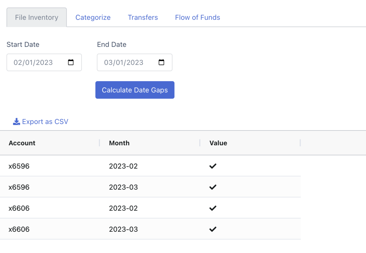 File Inventory DocuClipper Features