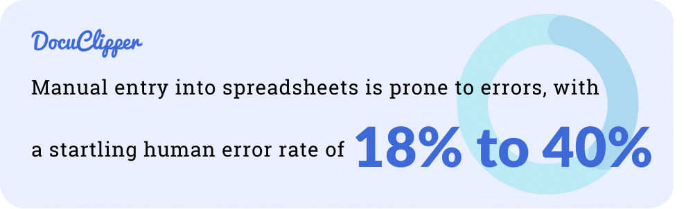 Improve Accuracy of Data entry statistics