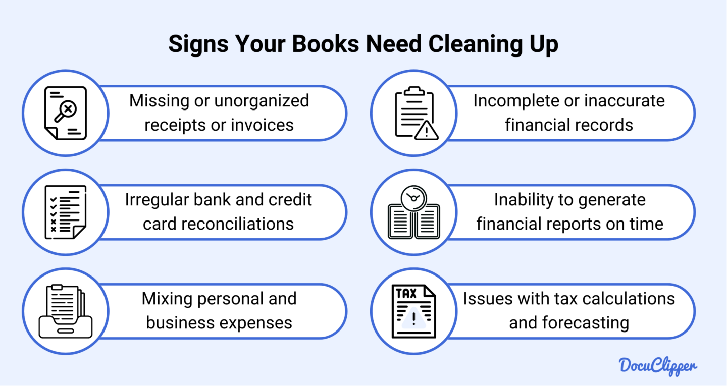 Signs Your Books Need Cleaning Up