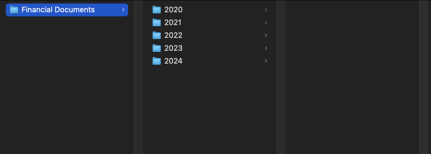 Sort Bank Statements By Year