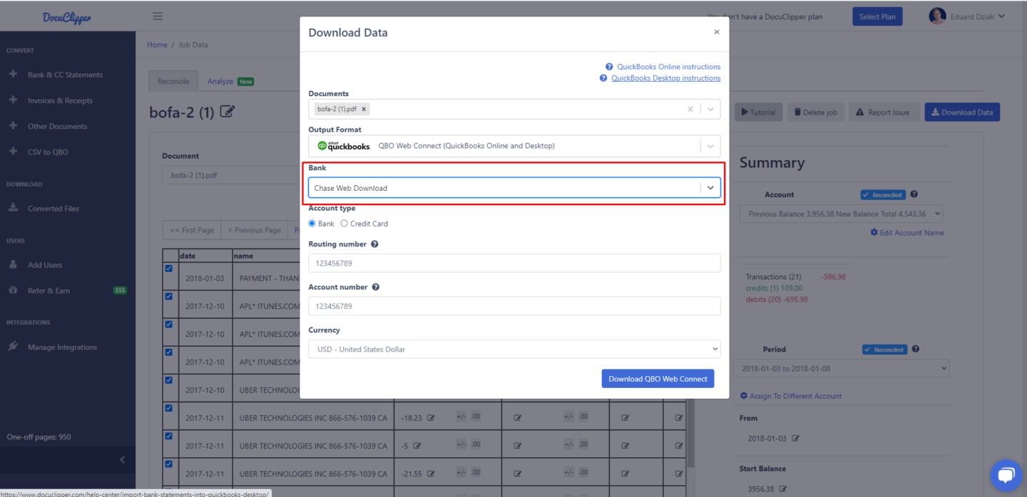 Unable to Verify Financial Institution fix