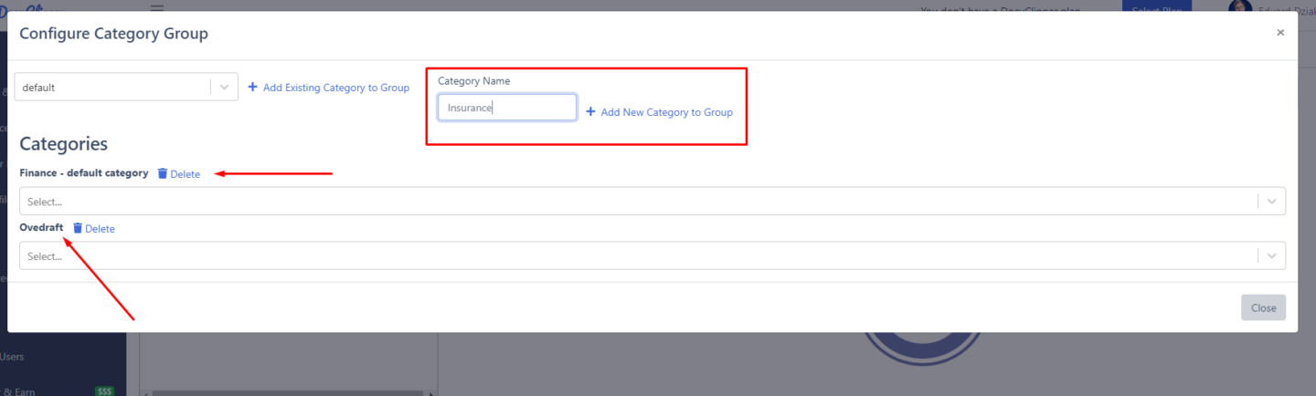 How DocuClipper Transaction Categorization Works 4 addinig new category in category group