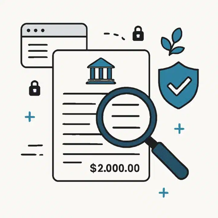 bank statement verification