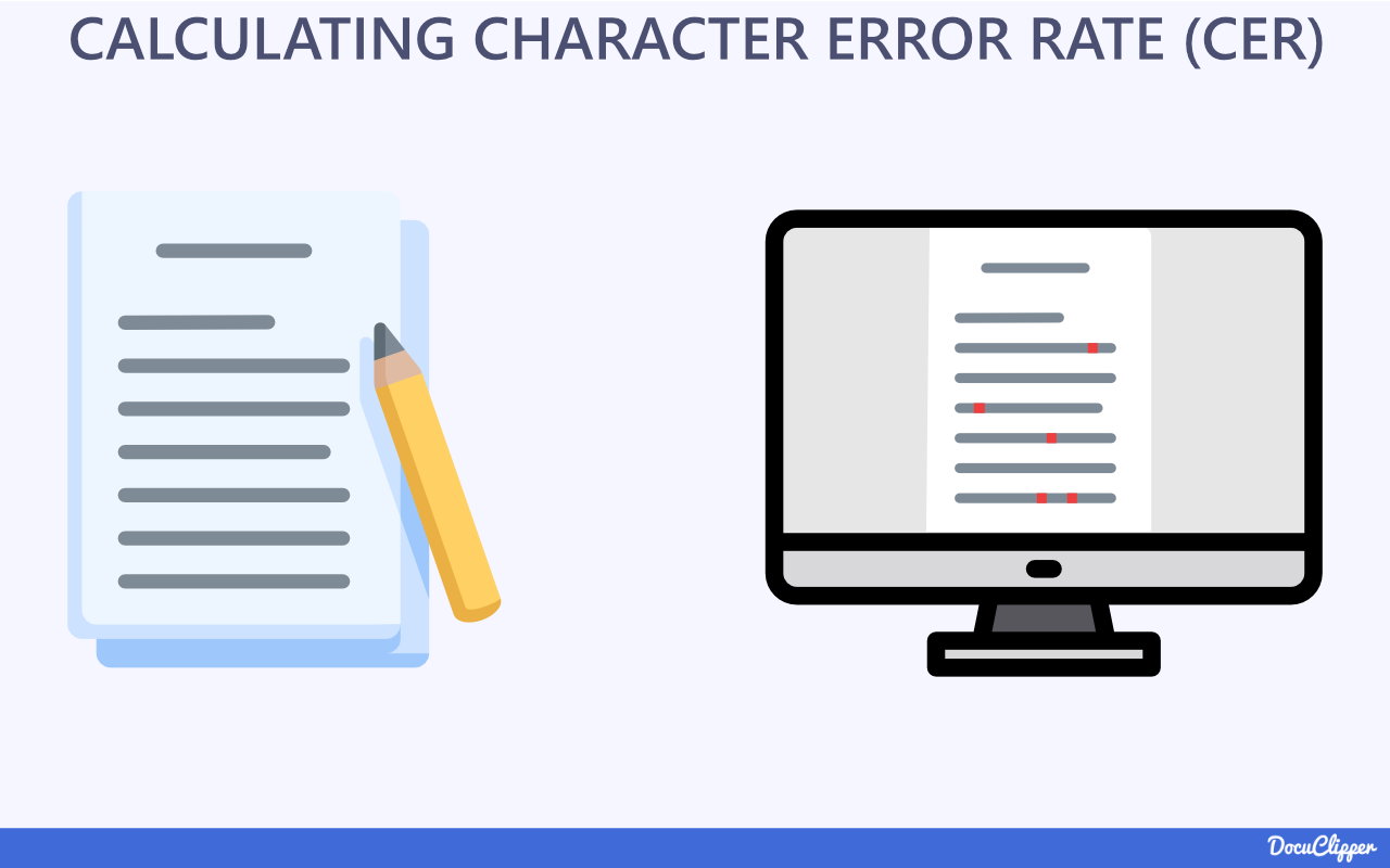 calculating character error rate cer