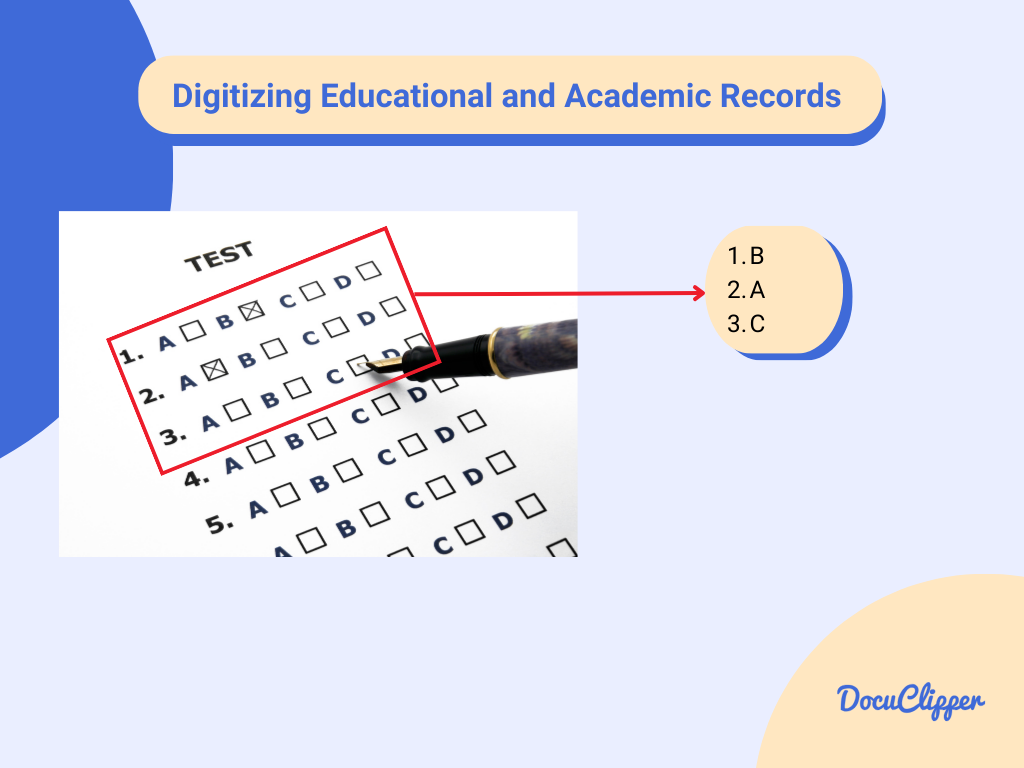 digitizing education and academic records using ocr data entry