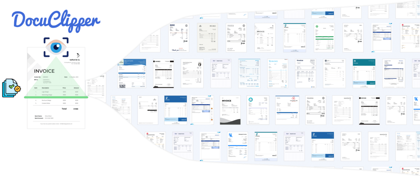 docuclipper invoice scanning software works with all invoices