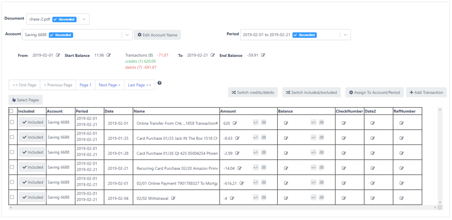 How to Convert PDF to QBO Format Easily & Automatically 3 docuclipper processing bank, credit card statements for qbo