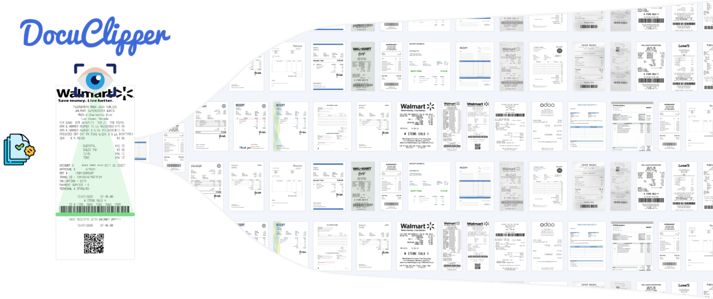 docuclipper receipt ocr api data extraction software works with all receipts