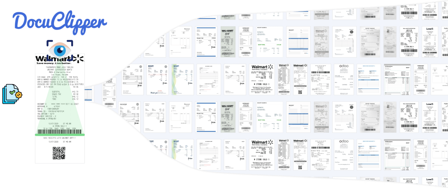 docuclipper receipt ocr data extraction software works with all receipts