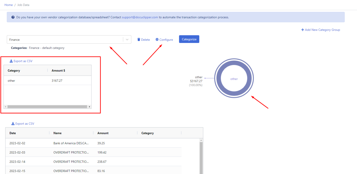 How DocuClipper Transaction Categorization Works 3 docuclipper transaction categorization newly category groupd added