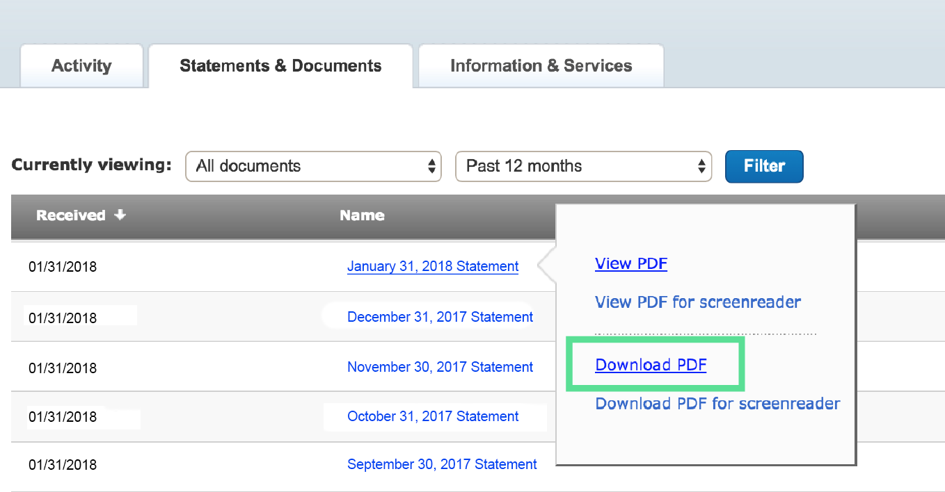 download credit card transactions from a bank qbo