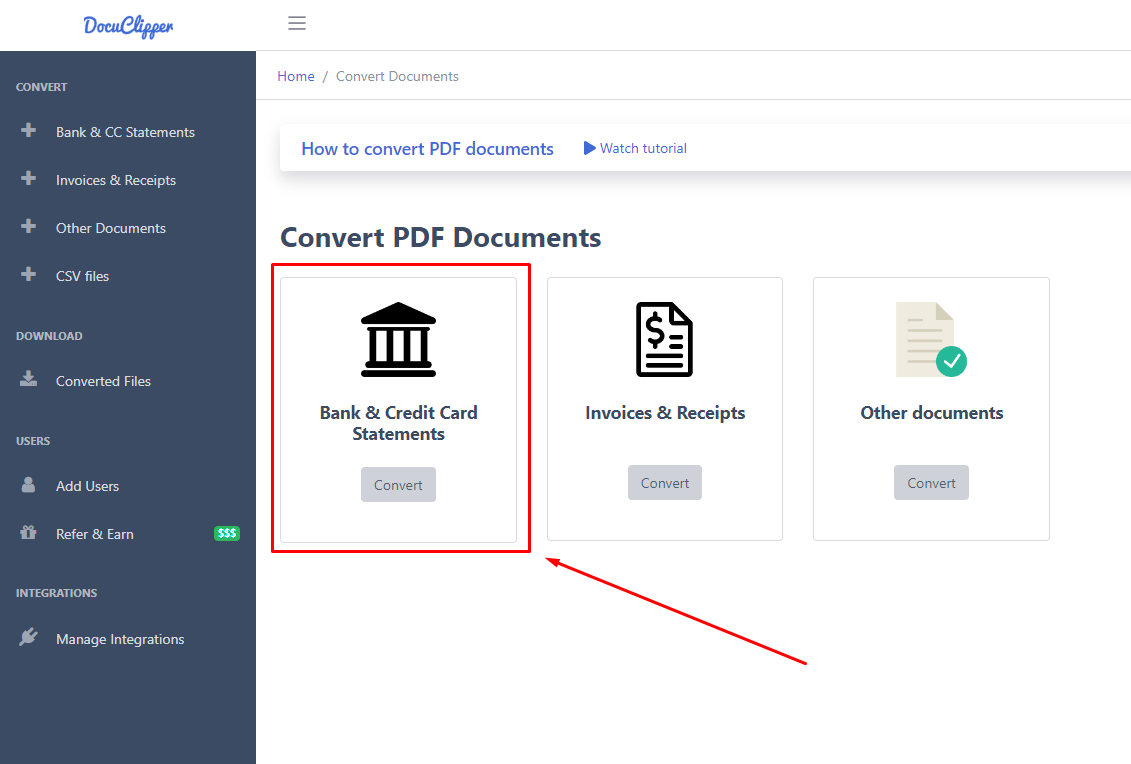 how to convert pdf to qbo step 1 bank and credit card statements