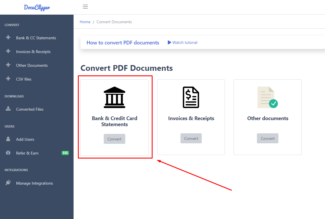 How to Convert PDF to QBO Format Easily & Automatically 1 how to convert pdf to qbo step 1 bank and credit card statements