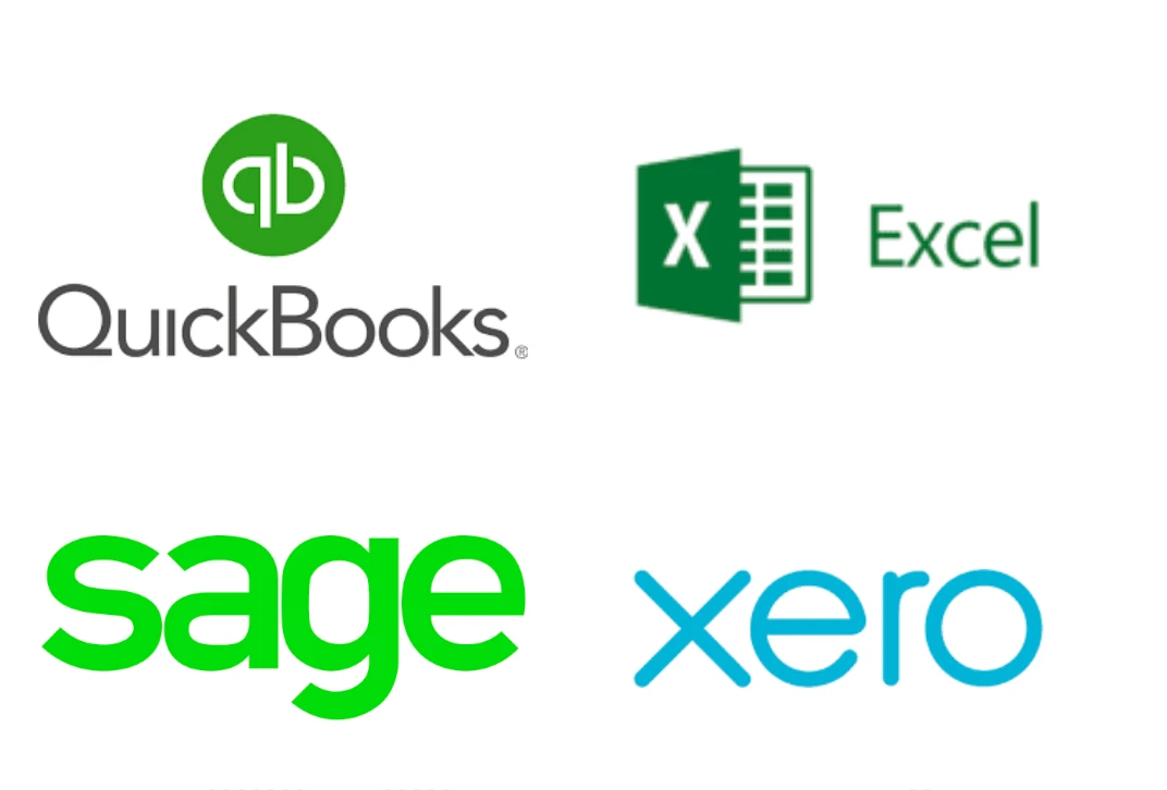 import bank invoice receipt data extracted to excel csv or quickbooks sage or xero