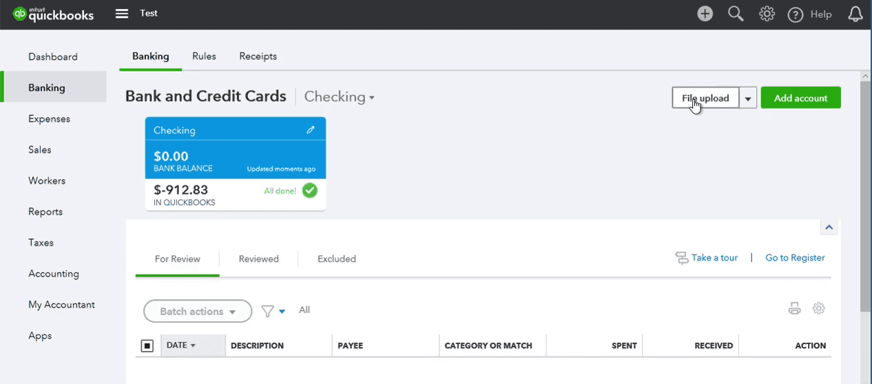 import qbo into quickbooks online 2