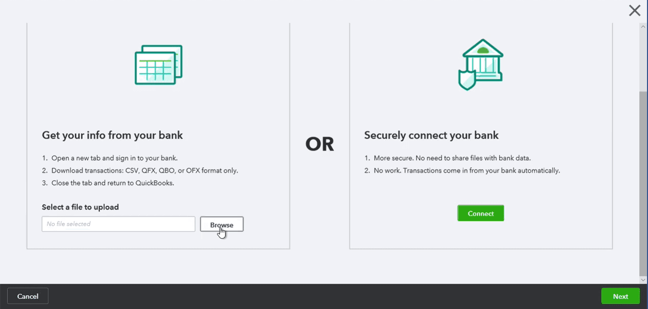 import qbo into quickbooks online 3