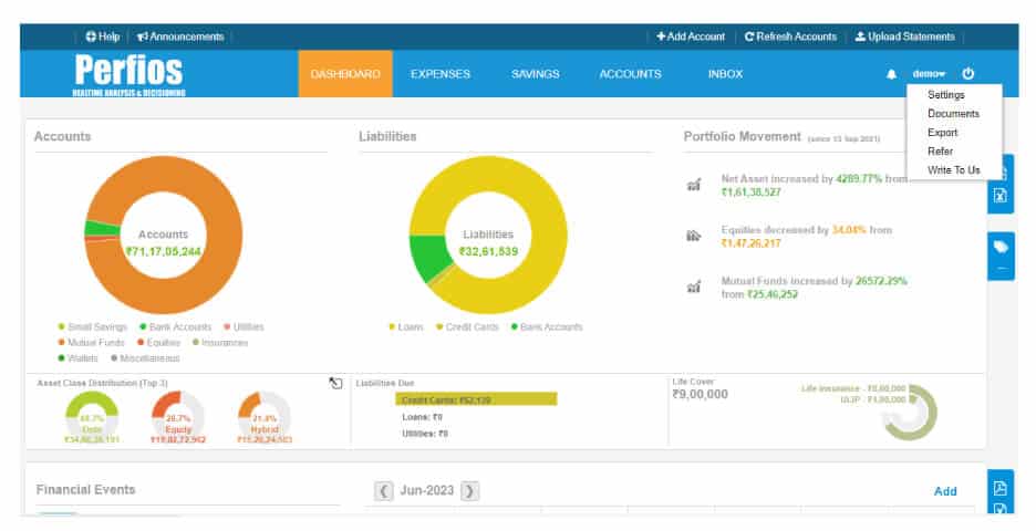 perfios ui