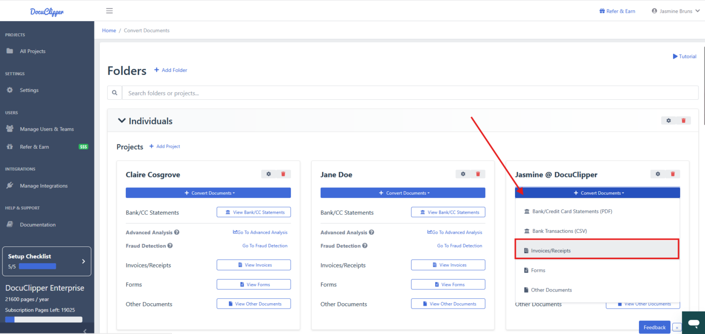 How to Convert Invoice and Receipts to Excel 1 projectviewinvoice