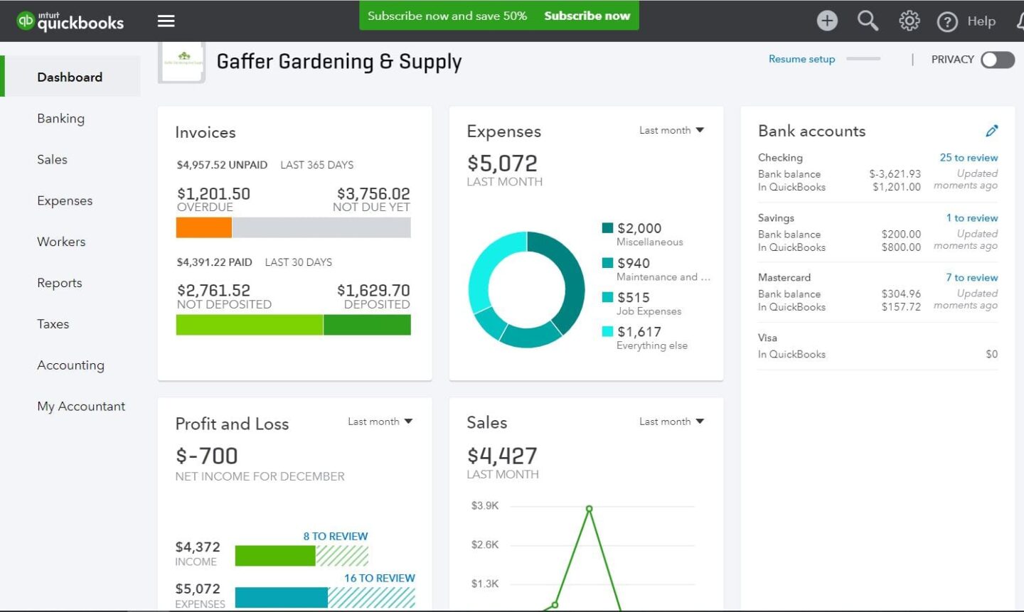 quickbooks interface