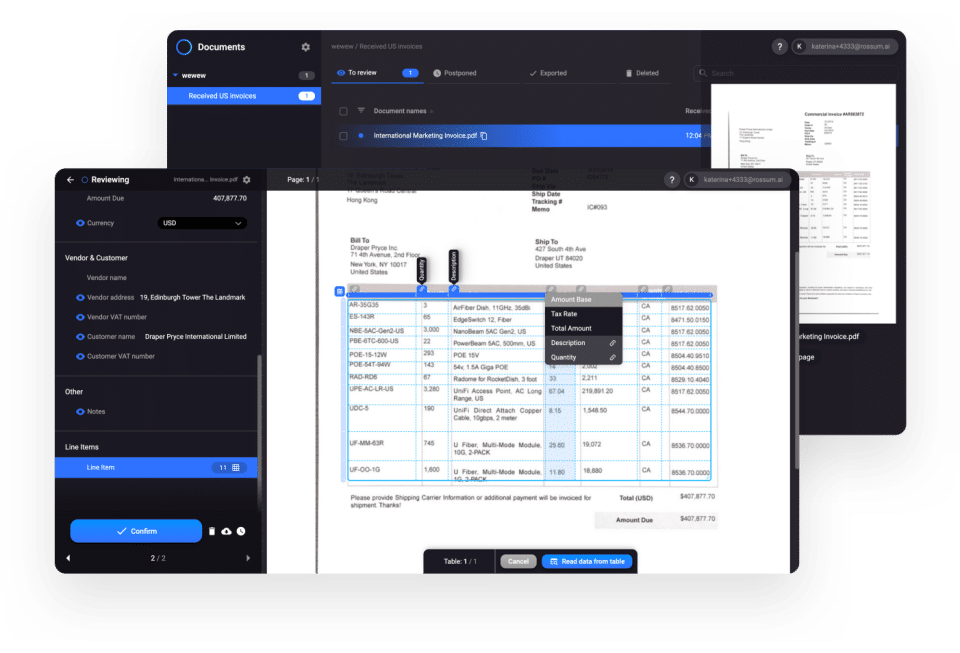 rossum interface